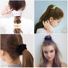 Carica l'immagine nel visualizzatore di Gallery, Wanxida 50 Pezzi Elastici per Capelli in Velluto, Scrunchies Velluto,... - Ilgrandebazar