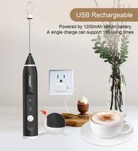 Carica l'immagine nel visualizzatore di Gallery, Miscelatore Latte Portatile Montalatte Elettrico Ricaricabile Frullino... - Ilgrandebazar