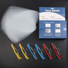 Carica l'immagine nel visualizzatore di Gallery, Visiere_Protettiva Trasparente per Adulti e Studenti, Face_Shield_Visor (Con 12 visiere e 6 montature per occhiali)