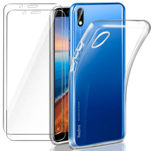 Carica l'immagine nel visualizzatore di Gallery, Leathlux Cover Xiaomi Redmi 7A Custodia Trasparente + 2 × Pellicola Vetro... - Ilgrandebazar