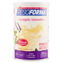 Carica l'immagine nel visualizzatore di Gallery, Pesoforma Smoothie Shake Vaniglia, Pasti Sostitutivi Dimagranti, 201 Kcal, 16 Pasti, 440g