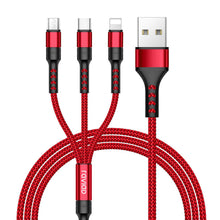 Carica l'immagine nel visualizzatore di Gallery, RAVIAD Multi Cavo di Ricarica, 3 in 1 Multiplo Cavetto Micro USB Tipo C... - Ilgrandebazar