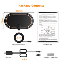 Carica l'immagine nel visualizzatore di Gallery, Bqeel Antenna tv interna per digitale terrestre DTT DVB-T/DVB-T 2 Antenna... - Ilgrandebazar