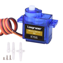 Carica l'immagine nel visualizzatore di Gallery, Longruner SG90 servo micro servomotore 9G RC per comandi di LKY66-5, LKY66-5 - Ilgrandebazar