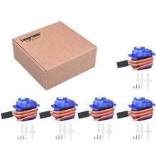 Carica l'immagine nel visualizzatore di Gallery, Longruner SG90 servo micro servomotore 9G RC per comandi di LKY66-5, LKY66-5 - Ilgrandebazar