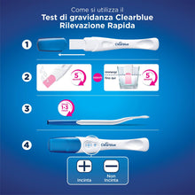 Carica l'immagine nel visualizzatore di Gallery, Test di Gravidanza Clearblue Rilevazione Rapida, Risultato Rapido, anche in 1 minuto*, 2 Test
