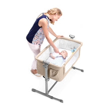 Carica l'immagine nel visualizzatore di Gallery, Kinderkraft Culla da Affiancare NESTE, Lettino Co-Sleeping, Regolabile Grigio - Ilgrandebazar