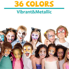 Carica l'immagine nel visualizzatore di Gallery, Colori per Viso Bambini,Face Painting,36 Pastelli Truccare &amp; Corpo,... - Ilgrandebazar