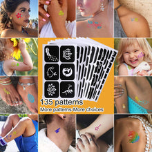 Carica l'immagine nel visualizzatore di Gallery, Kit di tatuaggi glitterati, GLAMADOR kit tatuaggio temporaneo, tatuaggi... - Ilgrandebazar