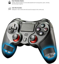 Carica l'immagine nel visualizzatore di Gallery, JAMSWALL Controller Wireless PS4, Controller di Wireless Bluetooth, Controller di Gioco Senza Fili con Joypad del Dualshock per PS4 Slim/PRO And PC(Windows 7/8/8.1/10