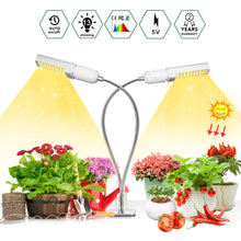 Carica l'immagine nel visualizzatore di Gallery, Upgrade 50w Sunlike LED Grow lampada con A - Plant Light With Timer - Ilgrandebazar