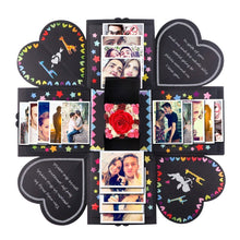 Carica l'immagine nel visualizzatore di Gallery, EKKONG Esplosione Box Scrapbook Creative DIY Photo Album - Nero - Ilgrandebazar