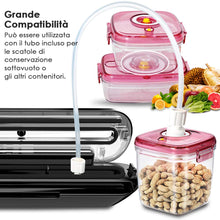 Carica l'immagine nel visualizzatore di Gallery, Macchina Sottovuoto per Alimenti Professionale LOFTER macchina LF-02, Nero - Ilgrandebazar