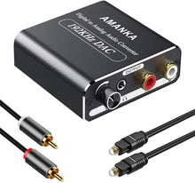 Carica l'immagine nel visualizzatore di Gallery, Techole  AMANKA  Adattatore Ottico Jack, 192Khz Controllo Volume Convertitore Audio...