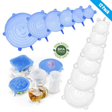 Carica l'immagine nel visualizzatore di Gallery, Yimidon Coperchi in Silicone Alimentare Estensibile, 12 Pack Coperchio... - Ilgrandebazar