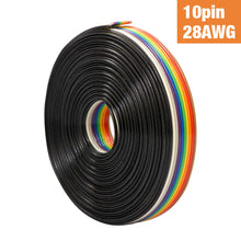 Carica l'immagine nel visualizzatore di Gallery, ZITFRI Cavi per Arduino 5M Flat Cable Nastro Arcobaleno Cavo Rame Cavetti...