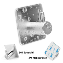 Carica l'immagine nel visualizzatore di Gallery, Auxmir 5PZ Ganci Adesivi 3M Appendiabiti Gancio Porta Oggetti, Argento - Ilgrandebazar