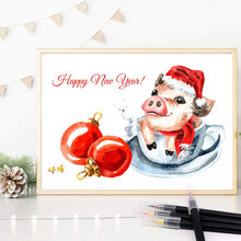 Carica l'immagine nel visualizzatore di Gallery, Amteker Brush Pen Lettering 20 Acquerelli Penne + 1 Pennello Multicolore - Ilgrandebazar