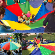 Carica l'immagine nel visualizzatore di Gallery, Comius Paracadute Ludico Arcobaleno da Gioco Diametro Set Festa per Bambini... - Ilgrandebazar