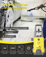 Carica l'immagine nel visualizzatore di Gallery, oasser Idropulitrice Elettrica ad Alta Pressione 1400W 125 Bar 380L/H,... - Ilgrandebazar