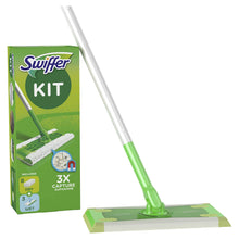 Carica l'immagine nel visualizzatore di Gallery, Swiffer Starter Kit Scopa Lavapavimenti per Pulizia di Pavimenti, in Legno... - Ilgrandebazar