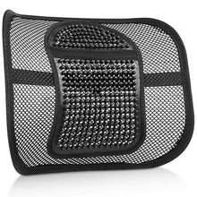 Carica l'immagine nel visualizzatore di Gallery, Supporto Lombare, RenFox Schienale Ergonomico Cuscino Pad Black - Ilgrandebazar