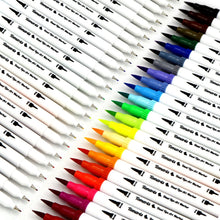 Carica l'immagine nel visualizzatore di Gallery, 24 pennarelli con doppia punta, punta fine da 0,4 mm e Multicolore - Ilgrandebazar