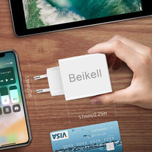 Carica l'immagine nel visualizzatore di Gallery, Beikell Caricatore USB, USB da Muro a 4 Porte 5A / 25W con... - Ilgrandebazar