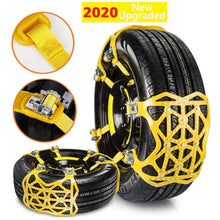 Carica l'immagine nel visualizzatore di Gallery, Qisiewell Catena da Neve Catene Anti-Slittamento per Automobile giallo