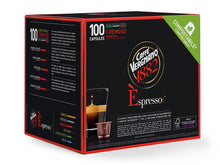 Carica l'immagine nel visualizzatore di Gallery, Caffè Vergnano Èspresso1882 Cremoso - Capsule Caffè, Compatibili Nespresso e Compostabili, Pack da 100 capsule