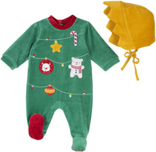 Carica l'immagine nel visualizzatore di Gallery, Chicco Set con Tutina con Apertura Entrogamba + Cappello Pigiamino per Bambino e Neonato Unisex-Bimbi