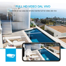 Carica l'immagine nel visualizzatore di Gallery, Telecamera Wifi Esterno, Wansview 1080P Videocamera Sorveglianza Bianco - Ilgrandebazar