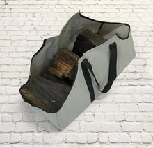 Carica l'immagine nel visualizzatore di Gallery, Selections - Borsa porta legna in tela, impermeabile, con doppio manico - Ilgrandebazar