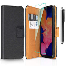 Carica l'immagine nel visualizzatore di Gallery, ivencase Cover per Samsung Galaxy A10 + Pellicola Protettiva + Penna, Book...