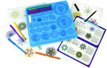Carica l'immagine nel visualizzatore di Gallery, Grandi Giochi- Spirograph Set con Pennarelli-con 30 Accessori inclusi-CLC04111, Colore, CLC04111