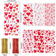 Carica l'immagine nel visualizzatore di Gallery, 180 Pezzi Plastica San Valentino Festa Sacchetti Cellophane Trasparente... - Ilgrandebazar