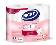 Carica l'immagine nel visualizzatore di Gallery, Nicky Elite Carta Igienica, 4 Rotoli