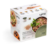 Carica l'immagine nel visualizzatore di Gallery, Lékué - Contenitore per preparare Quinoa, riso e cereali in pochi verde - Ilgrandebazar
