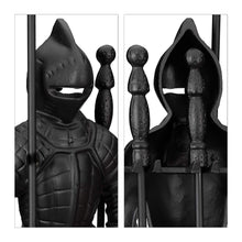 Carica l'immagine nel visualizzatore di Gallery, Relaxdays Ritter, Accessori per Camino in ghisa Camino, Standard, Nero