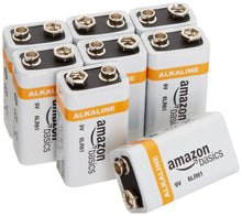 Carica l'immagine nel visualizzatore di Gallery, AmazonBasics - Pile alcaline da 9 Volt, confezione Confezione 8, Bianco - Ilgrandebazar