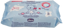 Carica l'immagine nel visualizzatore di Gallery, Chicco Salviette Detergenti, 72 Pezzi, No Flip Cover