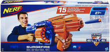 Carica l'immagine nel visualizzatore di Gallery, Hasbro Nerf E0011EU4 N-Strike Elite SurgeFire, Blaster con 15 dardi, Eta 8 + anni