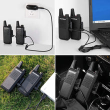 Carica l'immagine nel visualizzatore di Gallery, Baofeng GT-22 Walkie Talkie PMR446 Ricetrasmittenti 16 Canali 2 pcs, Nero - Ilgrandebazar