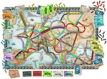 Carica l'immagine nel visualizzatore di Gallery, Asmodee - Ticket to Ride Europa, 8 anni e più, Edizione Italiana, 8500