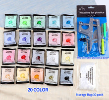 Carica l'immagine nel visualizzatore di Gallery, ilauke Bottoni a Pressione, 400pz 20 Colori 400pz, Multicolore - Ilgrandebazar