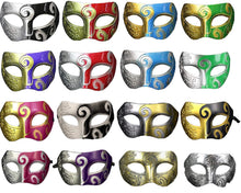 Carica l'immagine nel visualizzatore di Gallery, NFACE Unisex Retro Masquerade Mask Mardi Gras Costume Party Acccessory Nero...