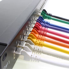 Carica l'immagine nel visualizzatore di Gallery, 1aTTack - Cavo Patch di rete CAT 5e con schermatura FTP con 2 spine RJ45 bianco 2 m