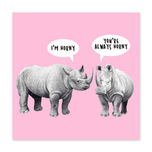 Carica l'immagine nel visualizzatore di Gallery, Central 23 - Biglietto di San Valentino divertente"I'm Horny" per rosa - Ilgrandebazar