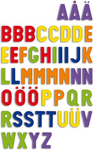 Carica l'immagine nel visualizzatore di Gallery, Quercetti- Confezione di Lettere Maiuscole Magnetiche, Single, Multicolore, 48 Pezzi, 05461