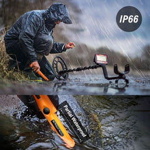 Carica l'immagine nel visualizzatore di Gallery, POVO Metal Detector Pinpointer con 2 Batterie Impermeabile Handheld...